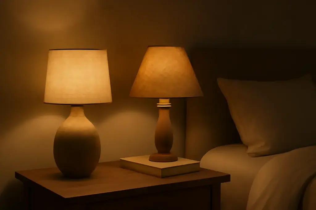 Lampade da comodino artigianali: illuminazione soffusa per atmosfere rilassanti e personalizzate