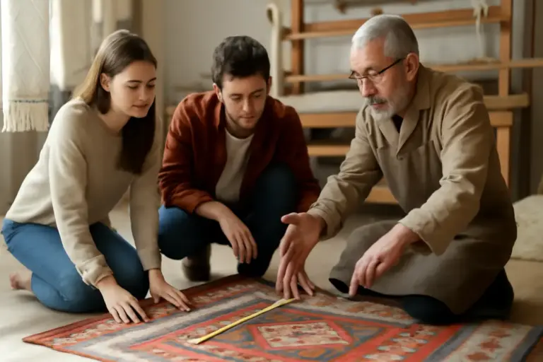 Come scegliere un tappeto tessuto a telaio? Consigli degli artigiani per non sbagliare misura e stile