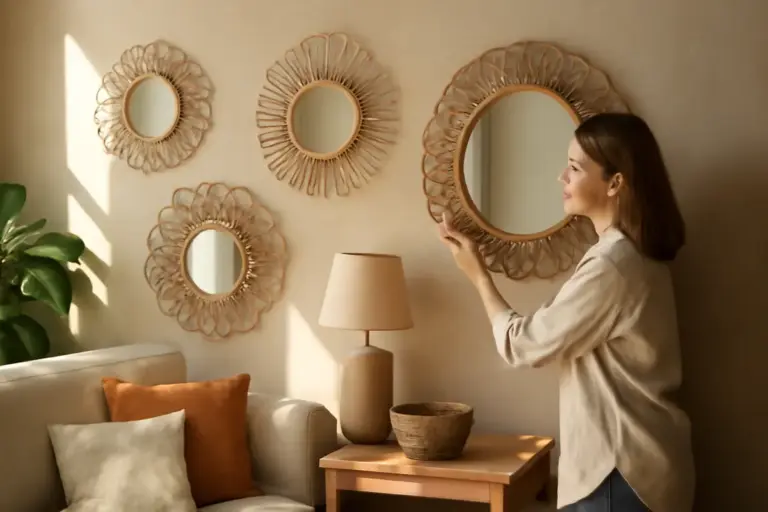 Specchi decorativi fatti a mano: come ottenere luminosità e profondità senza spendere una fortuna