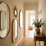 Come appendere specchi di design in corridoio? Il trucco per creare profondità e luce negli spazi stretti