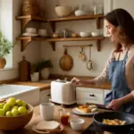 Cosa caratterizza una cucina in stile country chic? Gli arredi che semplificano la vita quotidiana