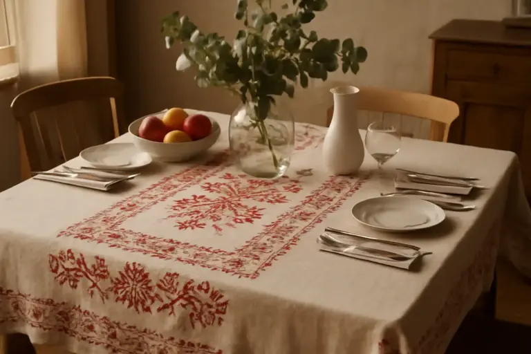 Decorare con tovaglie fatte a mano: valorizza la tavola con un elemento originale e pratico