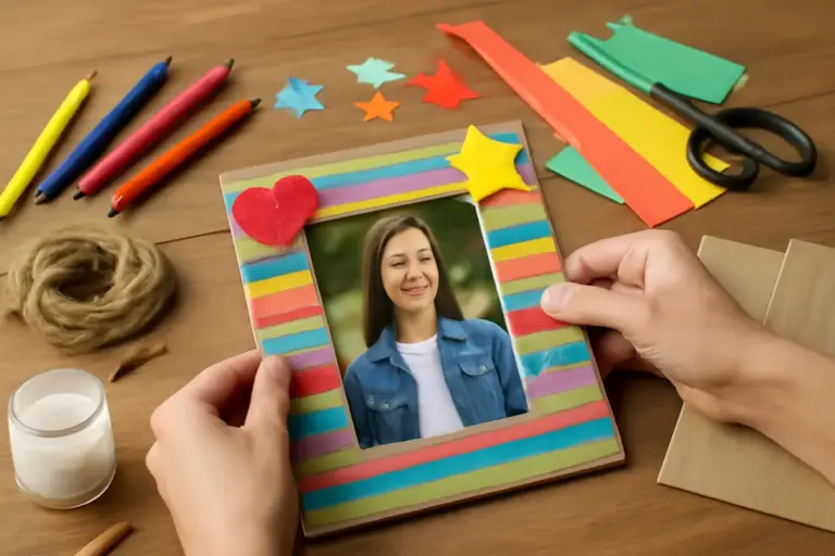 Come realizzare una cornice per foto personalizzata? Dai spazio alla creatività con materiali semplici