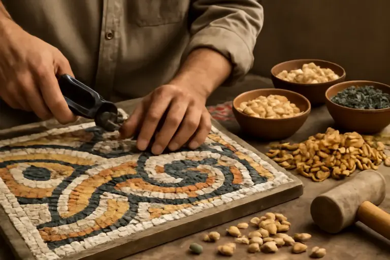 Mosaici realizzati con materiali naturali: perché sono più resistenti e pregiati