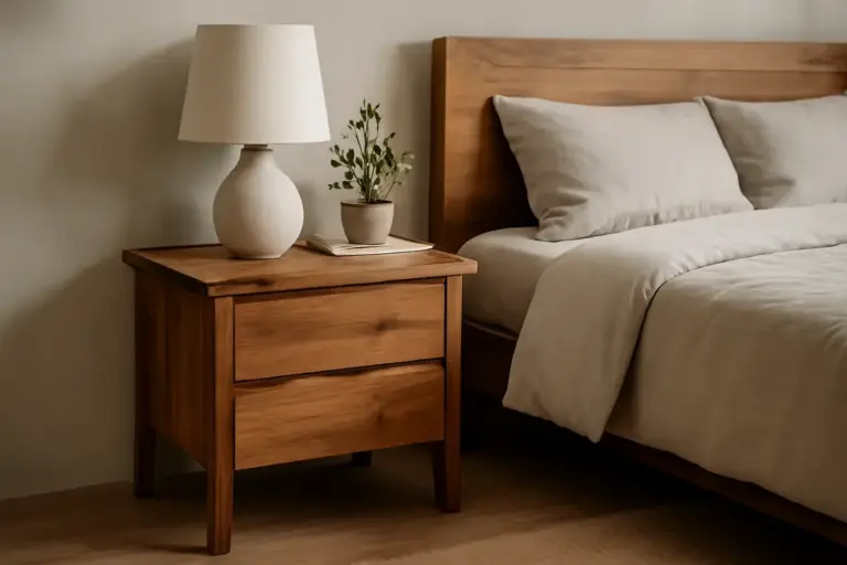 Comodini artigianali con legni locali: ecco come aggiungono valore a una camera da letto moderna
