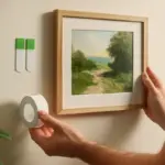 Cosa usare per infilare quadri sulle pareti senza fare buchi? Il metodo alternativo che funziona davvero