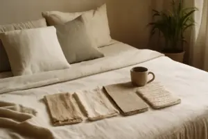 Quali tessuti scegliere per una zona notte in stile naturale? La scelta che favorisce il riposo autentico
