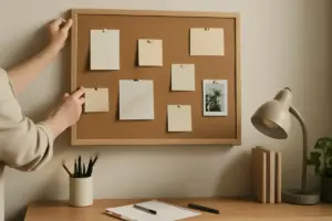 Creare una bacheca personalizzata per appunti: metodi facili per rendere l’angolo studio più ordinato