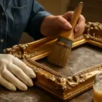 Come restaurare una cornice dorata antica? Le attenzioni per non rovinarla e restituirle splendore