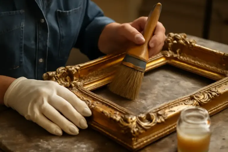Come restaurare una cornice dorata antica? Le attenzioni per non rovinarla e restituirle splendore