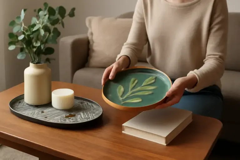 Come scegliere e usare vassoi decorativi artigianali? Il modo semplice per tenere ordine con stile