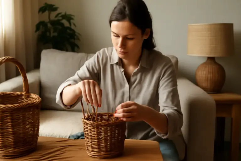Intreccio di vimini fatto a mano: il segreto per valorizzare ogni ambiente domestico