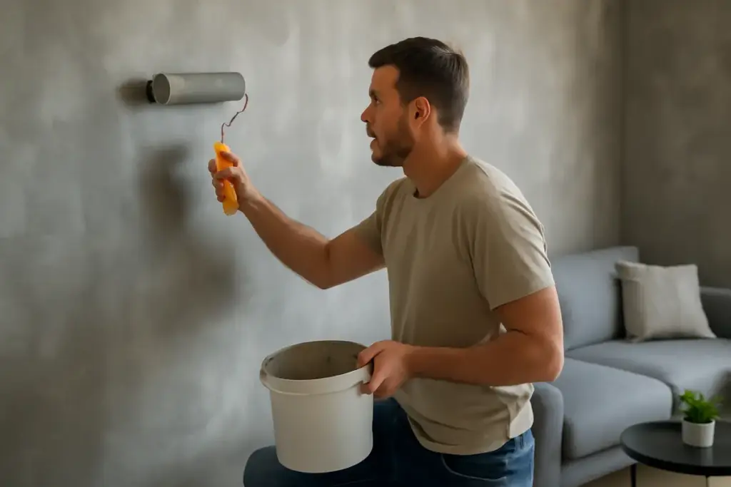 Pittura effetto cemento per pareti interne: sorprendi con un look moderno e facile da realizzare