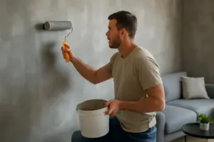 Pittura effetto cemento per pareti interne: sorprendi con un look moderno e facile da realizzare